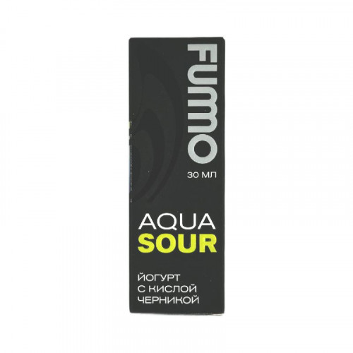 Жидкость FUMMO AQUA SOUR Йогурт С Кислой Черникой 20mg 30ml